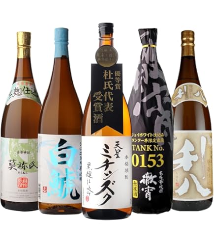 Amazon.co.jp: 夏季限定5本セット 芋焼酎 1800ml 5本 氷輪徹宵 いるか